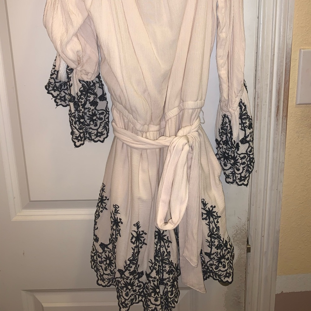 Ivory/Black Romper